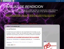 Tablet Screenshot of parejasdebendicion.blogspot.com