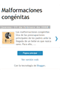 Mobile Screenshot of malformacionescongenitas2.blogspot.com
