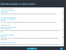 Tablet Screenshot of melodikanotalarim.blogspot.com