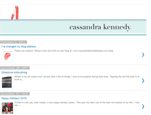 Tablet Screenshot of cassandravkennedy.blogspot.com