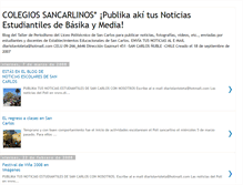 Tablet Screenshot of colegios-sancarlinos.blogspot.com
