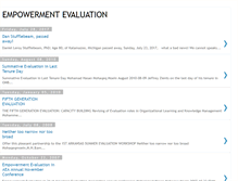 Tablet Screenshot of empowermentevaluation.blogspot.com