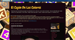 Desktop Screenshot of elcajondeloscolores.blogspot.com