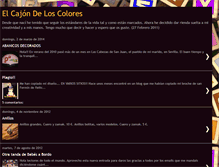 Tablet Screenshot of elcajondeloscolores.blogspot.com