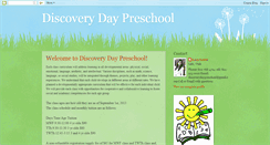 Desktop Screenshot of discoverydaypreschool.blogspot.com