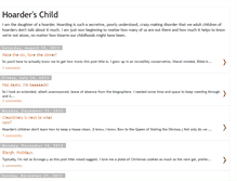 Tablet Screenshot of hoarderschild.blogspot.com