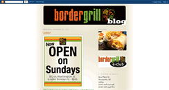 Desktop Screenshot of bordergrill.blogspot.com