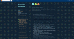 Desktop Screenshot of americanlitblog.blogspot.com