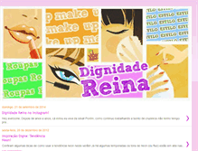 Tablet Screenshot of dignidadereina.blogspot.com