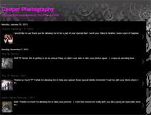 Tablet Screenshot of janiececooperphotography.blogspot.com