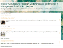 Tablet Screenshot of mountidacollegeinteriordesign.blogspot.com