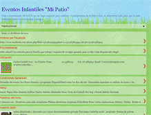 Tablet Screenshot of eventosinfantilesmpatio.blogspot.com