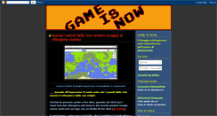 Desktop Screenshot of gameisnow.blogspot.com