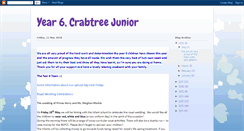 Desktop Screenshot of crabtreeyear6.blogspot.com