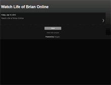 Tablet Screenshot of life-of-brian-full-movie.blogspot.com