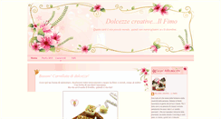 Desktop Screenshot of dolcezzecreativeilfimo.blogspot.com