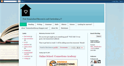 Desktop Screenshot of homeschoolfree4u.blogspot.com