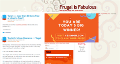 Desktop Screenshot of frugalisfabulous.blogspot.com