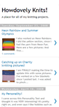 Mobile Screenshot of howdovelyknits.blogspot.com