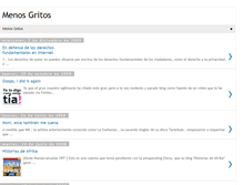 Tablet Screenshot of menosgritos.blogspot.com