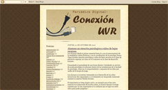 Desktop Screenshot of conexionuvr.blogspot.com