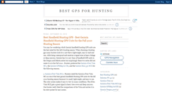 Desktop Screenshot of besthuntinggps.blogspot.com
