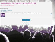 Tablet Screenshot of justinbiebertdgarden.blogspot.com