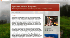 Desktop Screenshot of ignorancewithoutarrogance.blogspot.com