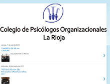 Tablet Screenshot of colegiopsicologosorganizacionales.blogspot.com