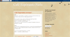 Desktop Screenshot of cafe-esperanto.blogspot.com