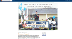 Desktop Screenshot of greybrucelabour.blogspot.com