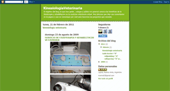 Desktop Screenshot of kinesiologiaveterinaria.blogspot.com