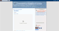Desktop Screenshot of fddsistemas.blogspot.com