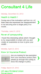 Mobile Screenshot of consultant4life.blogspot.com