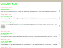 Tablet Screenshot of consultant4life.blogspot.com