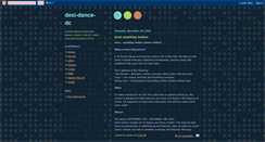 Desktop Screenshot of desidancedc.blogspot.com