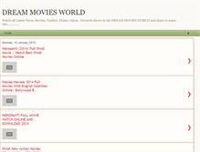 Tablet Screenshot of dreammoviesworld.blogspot.com