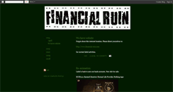 Desktop Screenshot of financialruinrecords.blogspot.com