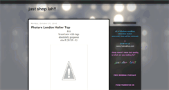 Desktop Screenshot of just-shop-lah.blogspot.com