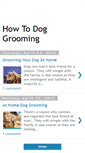 Mobile Screenshot of howtodoggrooming.blogspot.com