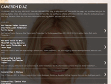 Tablet Screenshot of camerondiaz-celebfan.blogspot.com