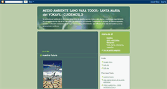 Desktop Screenshot of medioambientestamaria.blogspot.com