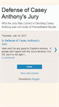Mobile Screenshot of caseyanthonyjurydefense.blogspot.com
