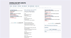 Desktop Screenshot of new-mp3-indo.blogspot.com
