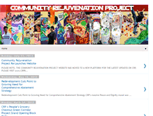 Tablet Screenshot of communityrejuvenation.blogspot.com