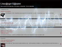 Tablet Screenshot of escargotgarpien.blogspot.com