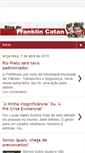 Mobile Screenshot of blogdofranklincatan.blogspot.com