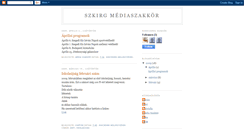 Desktop Screenshot of mediaszakkor.blogspot.com