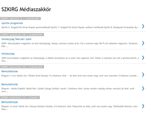 Tablet Screenshot of mediaszakkor.blogspot.com