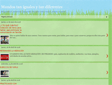 Tablet Screenshot of mundosigualesydiferentes.blogspot.com